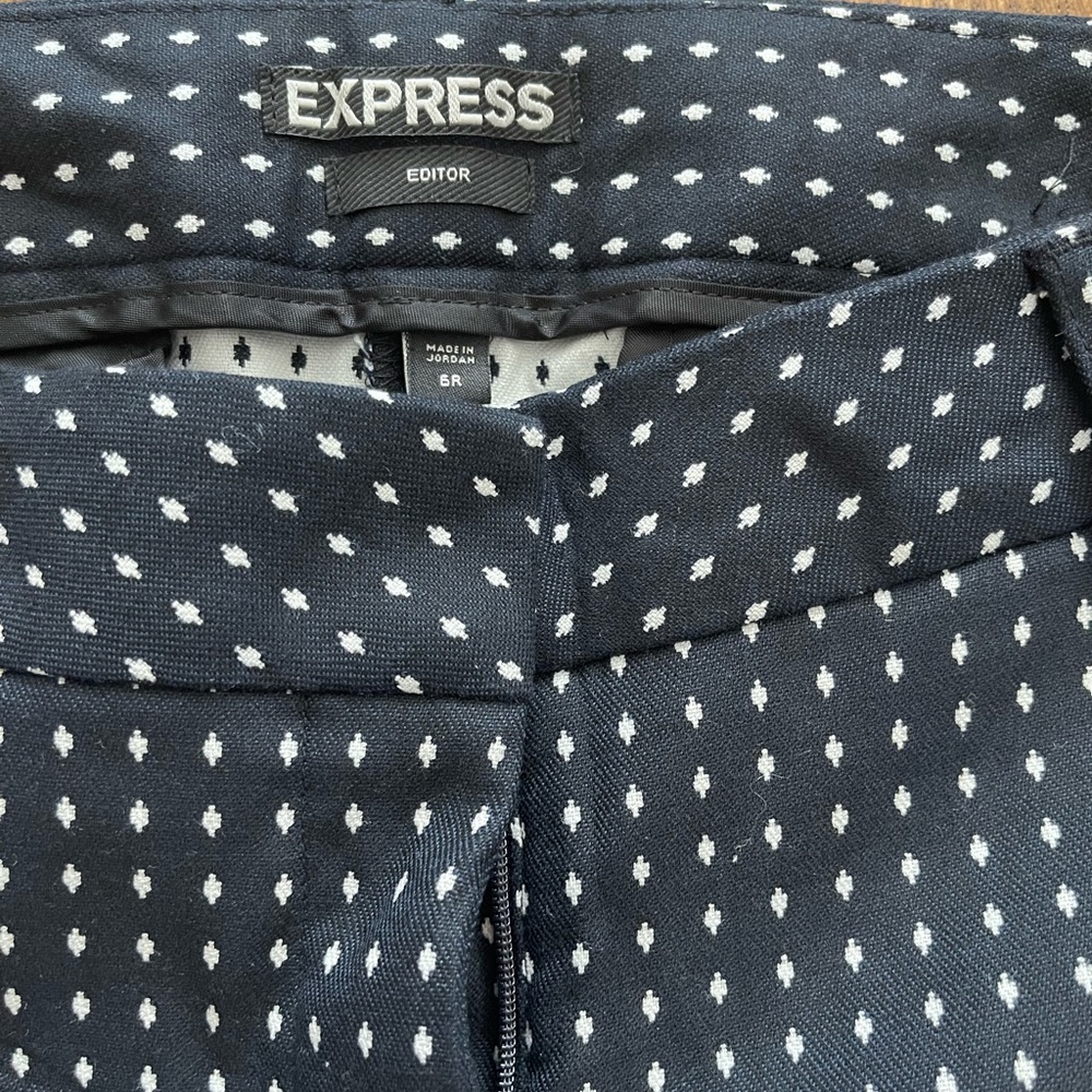 Express Dress Pants 6R Lot Of 3 Editor Columnist Houndstooth Career Office Pants - Picture 7 of 16
